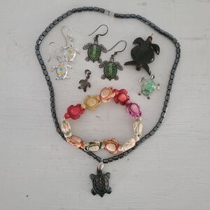 Sea Turtle Jewelry Bundle
